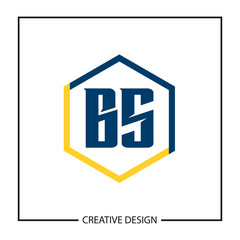 Initial Letter BS Logo Template Design
