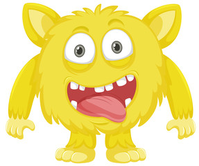 A yellow monster character © brgfx