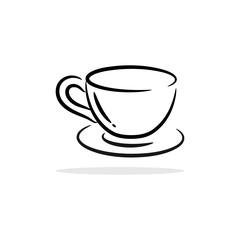 Coffee cup icon. Vector concept illustration for design.