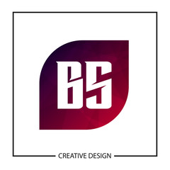 Initial Letter BS Logo Template Design