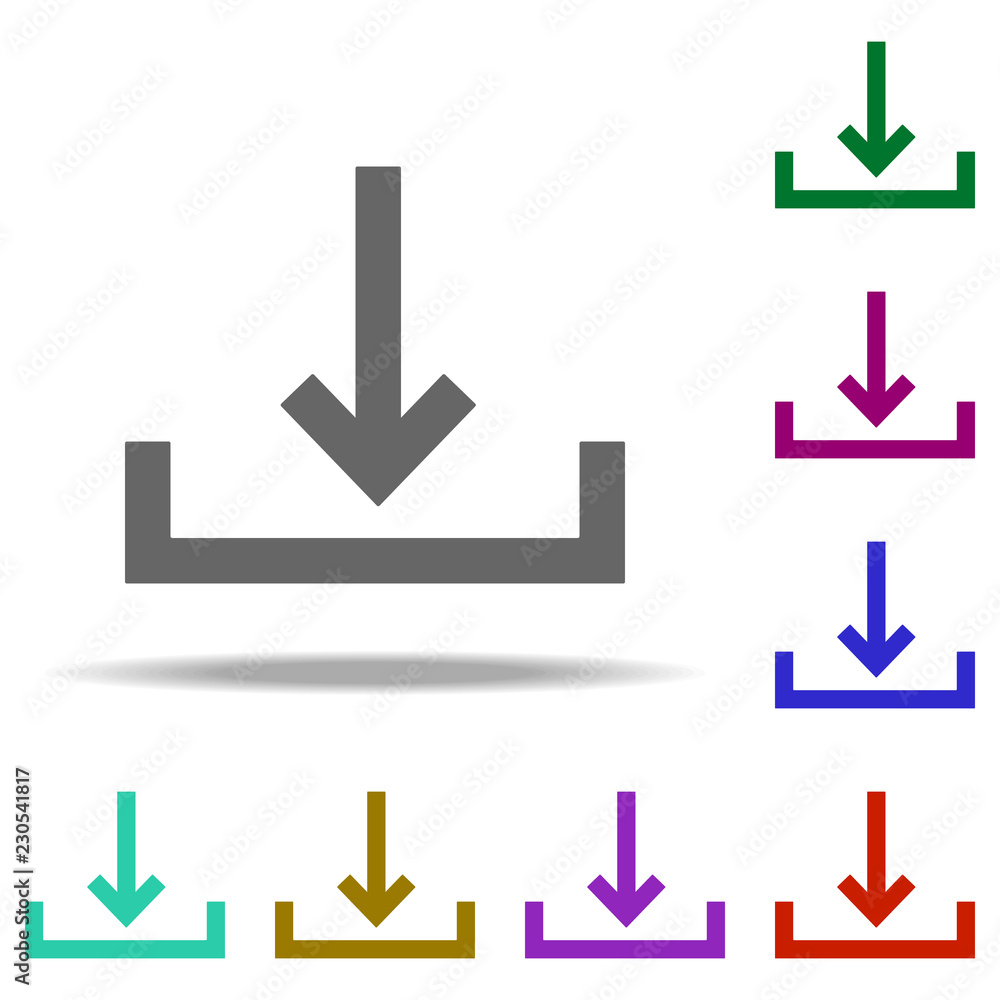 Poster loading icon. elements of web in multi color style icons. simple icon for websites, web design, mobi