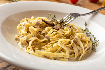 Pasta With Black Truffles