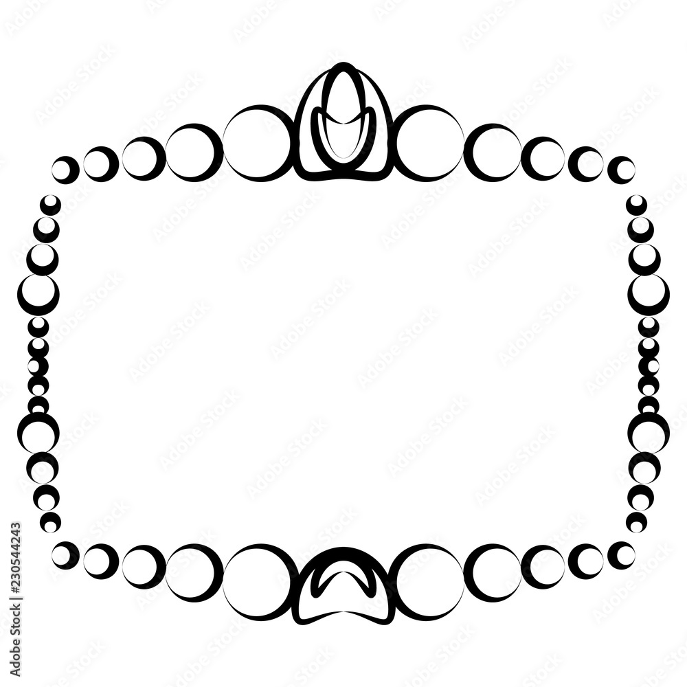 Poster decorativeframe and border vector