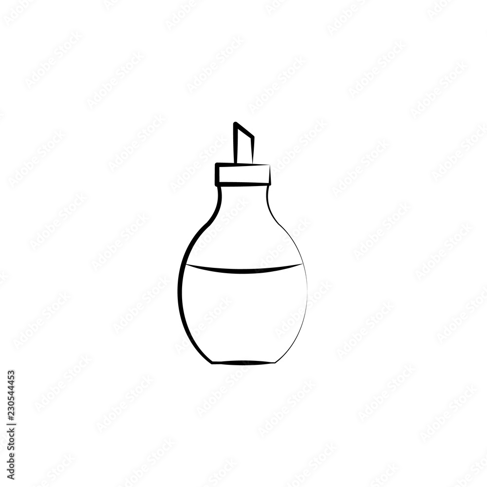 Poster sugar for tea icon. element of tea icon for mobile concept and web apps. hand drawn sugar for tea ic