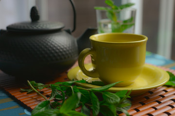 Tea with herbs