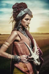 Foto op Plexiglas Gypsy zigeuner waarzegster