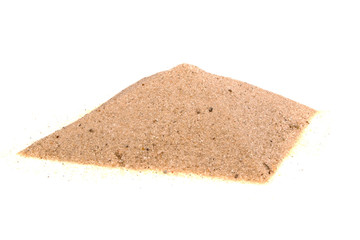 sand isolated on white background