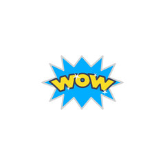 Excited, wow sticker icon. Element of photo stickers icon for mobile concept and web apps. Sticker Excited, wow icon can be used for web and mobile