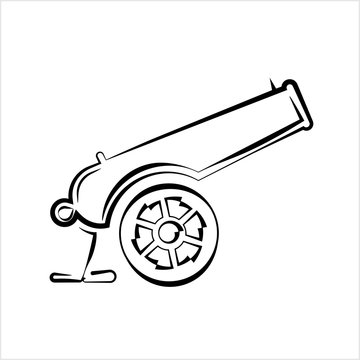 recommend clip art: Cannon Icon, Weapon Icon, Old Style