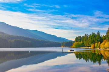 Photo sur Plexiglas Lac / étang Lac Westwood au cours de l& 39 automne à Nanaimo, BC, Canada