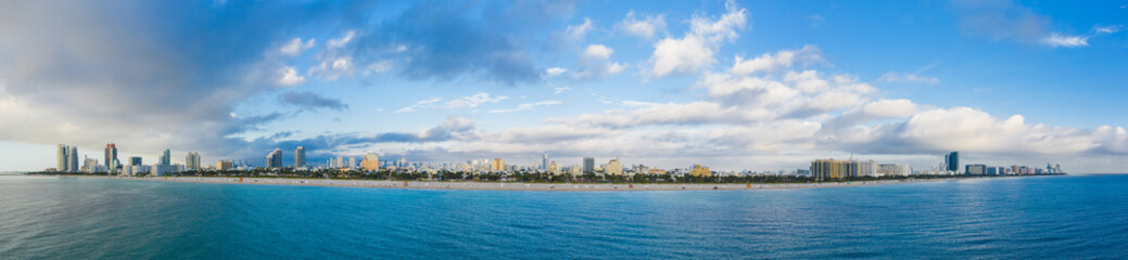 Fototapeta na wymiar Epic Miami Beach panorama photo