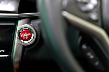car engine start and stop button