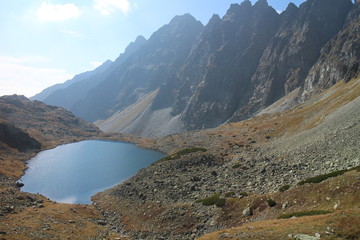 Veľké Hincovo pleso lake in Mengusovska dolina valley, High Tatras, Slovakia
