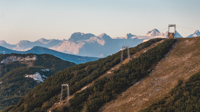 Beautiful alpine view at the Feuerkogel summit - Ebensee - Traunsee - Salzburg - Austria
