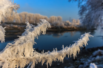 Beautiful winter view near Thundorf - Bavaria - Germany