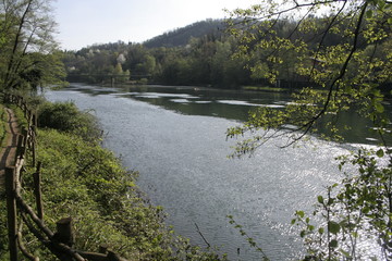 prospettiva del fiume