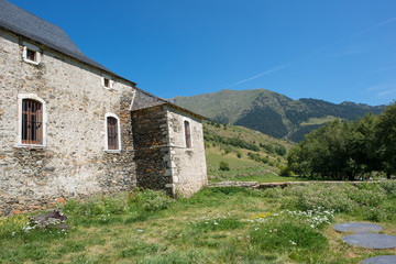 The village of Montgarri in the Aran Valley