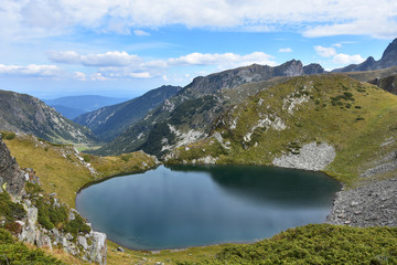 Botanichestoto Lake - One of the six Urdini Lakes in Rila Mountain, Bulgaria
