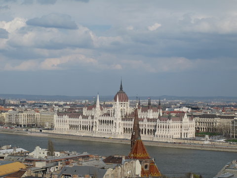 panoramic view of budapest
