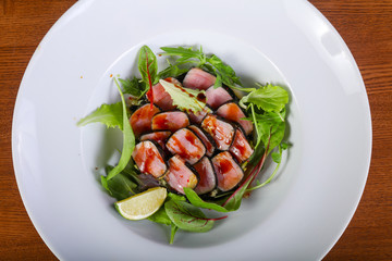 Tuna salad with lime