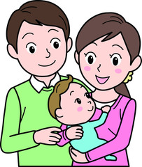 パパママと赤ちゃん