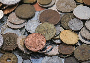 Varias monedas antiguas