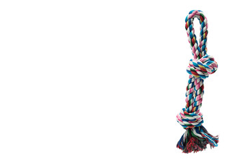 Pet accessories concept.  Pet Toy Bite on isolated white background.