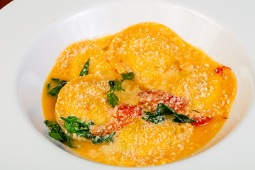 Italian stuffed ravioli