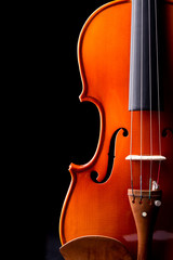 Fototapeta premium Violin Orchestra Musical Instruments