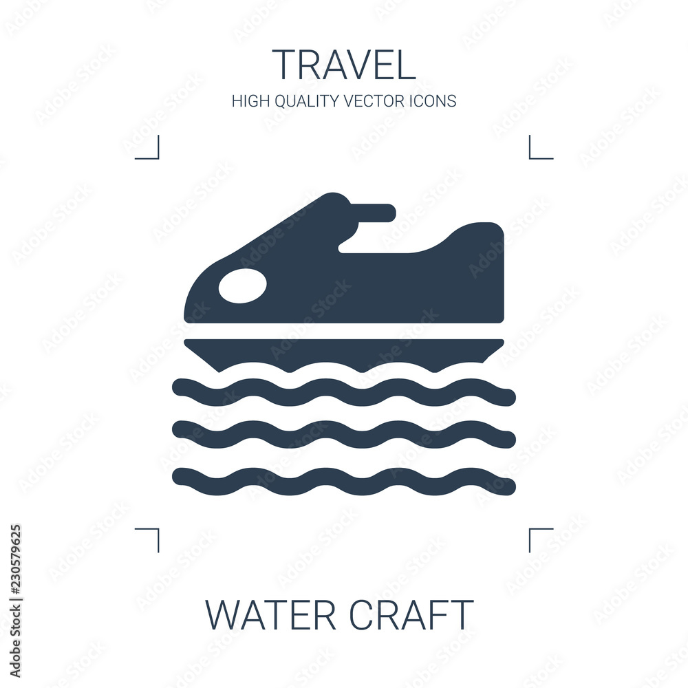 Poster water craft icon