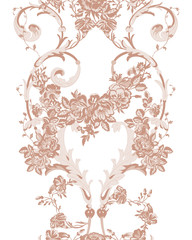 floral lace seamless pattern