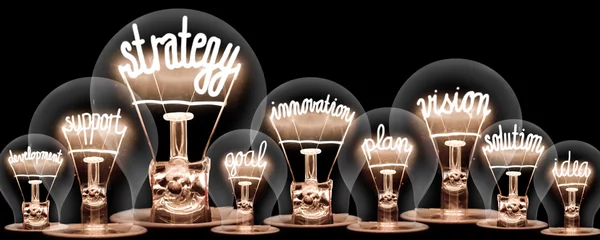 Tuinposter Light Bulbs Concept © EtiAmmos