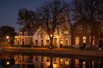 Fototapeta premium Village at sunset