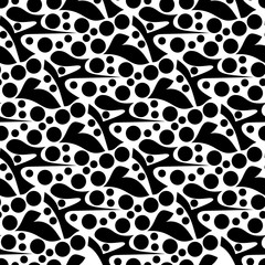 Fototapeta premium Organic background. Seamless pattern.Vector. 有機的なパターン 