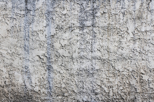 Old gray concrete wall texture background. Decorative plaster. 