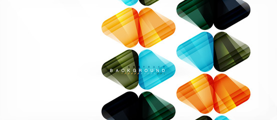 Geometric abstract background, triangles