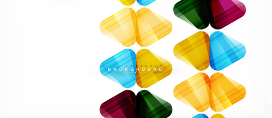 Geometric abstract background, triangles