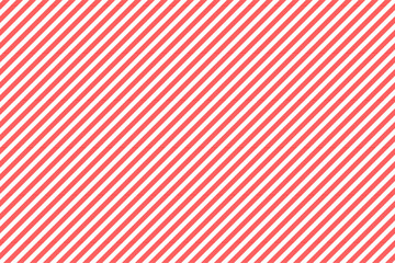 Red white striped fabric texture seamless pattern