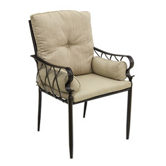 red chair on white background