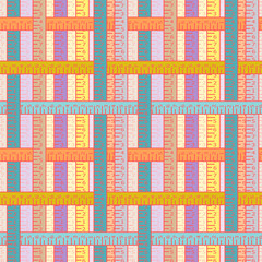 Sewing rulers seamless pattern