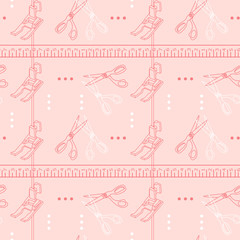 Sewing tools seamless print