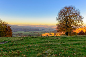 Blick von Naturreservat Sf. Ana in Richtung Brasov
