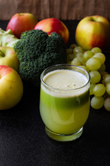 squeezed juice from fruits and vegetables