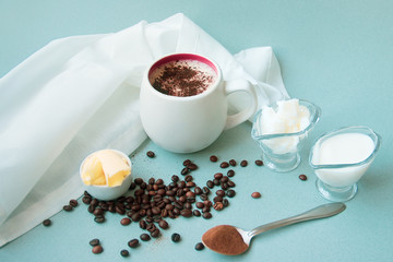 bulletproof coffee recipe keto. it works ketogenic diet.