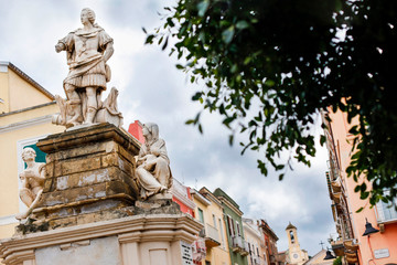 Obraz premium Statua Monumentale di Carlo Emanuele III a Carlo forte