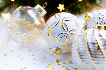 Glass Christmas balls 