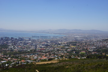 Fototapeta na wymiar Aerial view of Capetown, South Africa