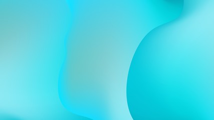 Fluid colorful shapes wide background. Trendy liquid gradients. Eps10 vector.