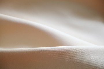 Crumpled fabric beige  texture