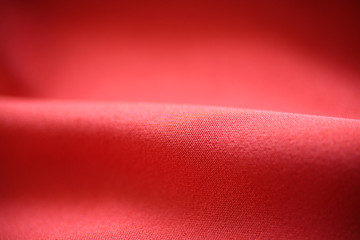 Crumpled fabric red texture